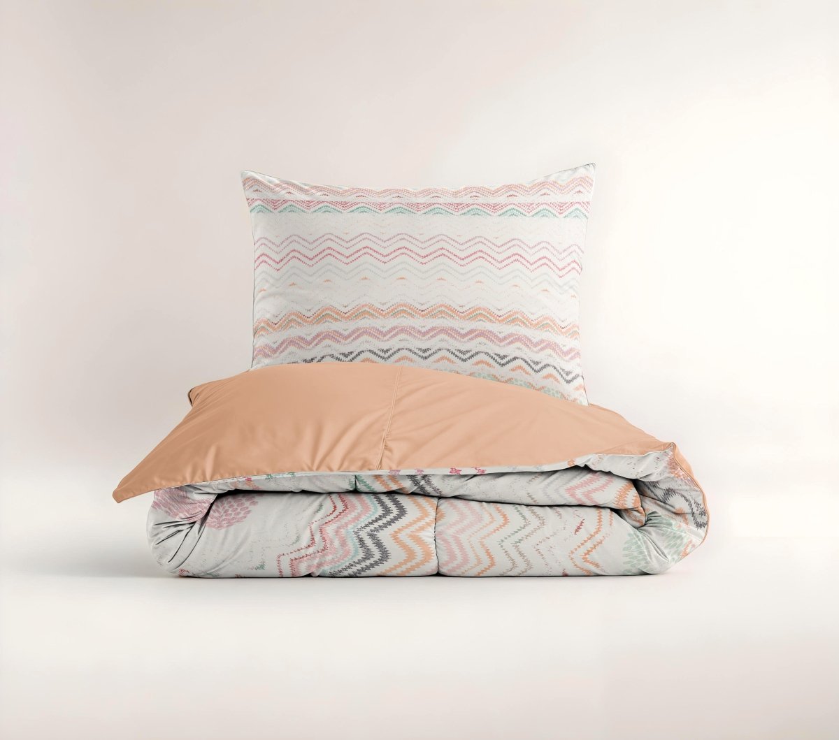 Microfibre Duvet Cover Set Elaya | Pink | Single Long - 140cm (W) x 200/220cm (L) - The Bedding & Blankets Store