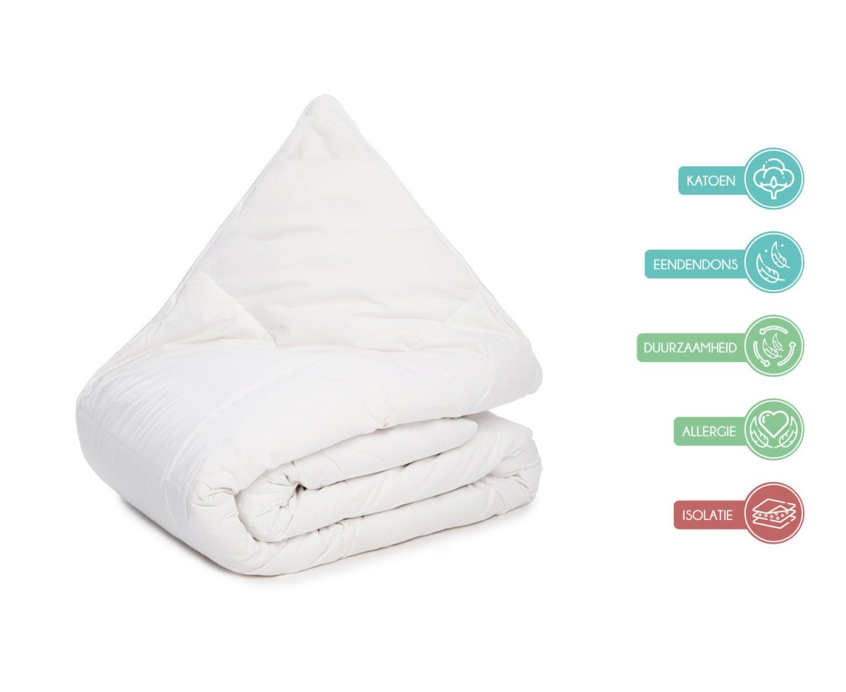 Luna Bedding All - Season Down Duvet | White | Single - 140cm (W) x 200cm (L) - The Bedding & Blankets Store