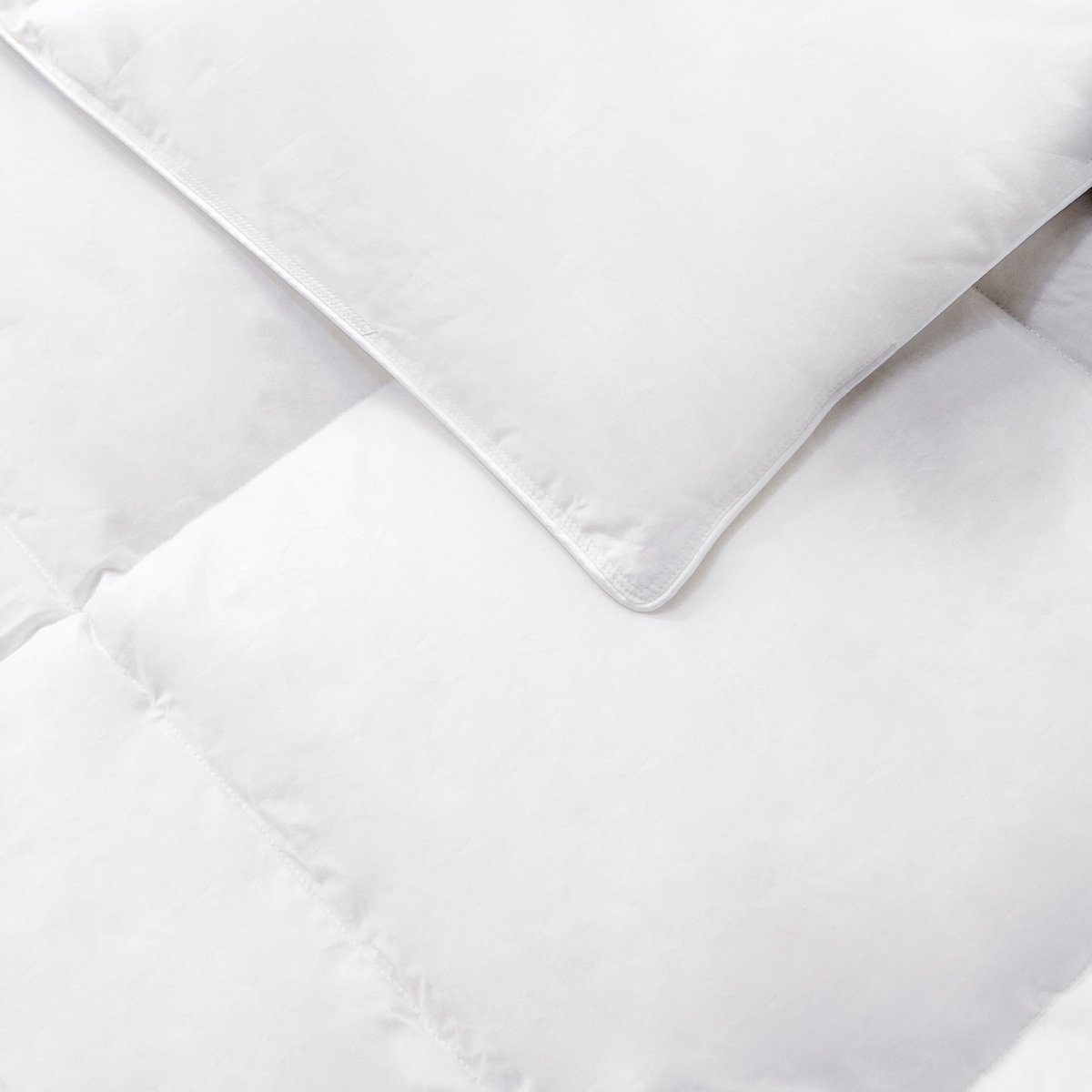 Luna Bedding Single Layer Down Duvet | White | Single - 140cm (W) x 200cm (L) - The Bedding & Blankets Store