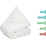Luna Bedding Single Layer Down Duvet | White | Single - 140cm (W) x 200cm (L) - The Bedding & Blankets Store