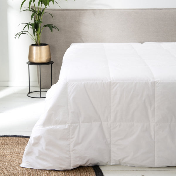 Luna Bedding Single Layer Down Duvet | White | Single - 140cm (W) x 200cm (L) - The Bedding & Blankets Store