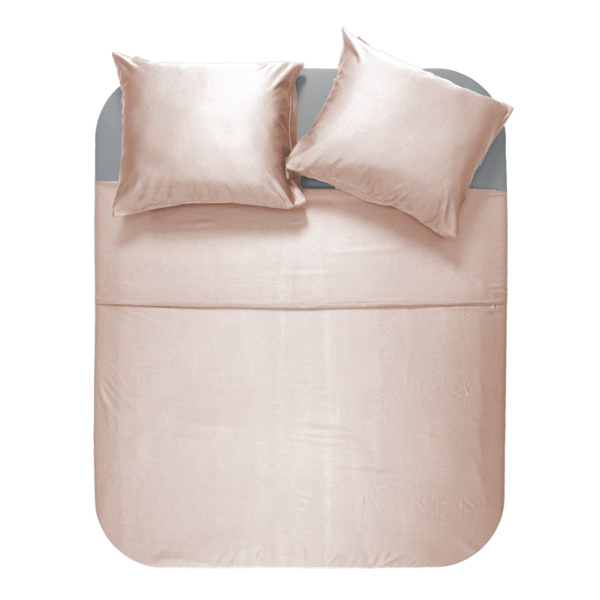 100% Bamboo Duvet Cover Set | Blush Pink | Single Long - 140cm (W) x 200/220cm (L) - The Bedding & Blankets Store