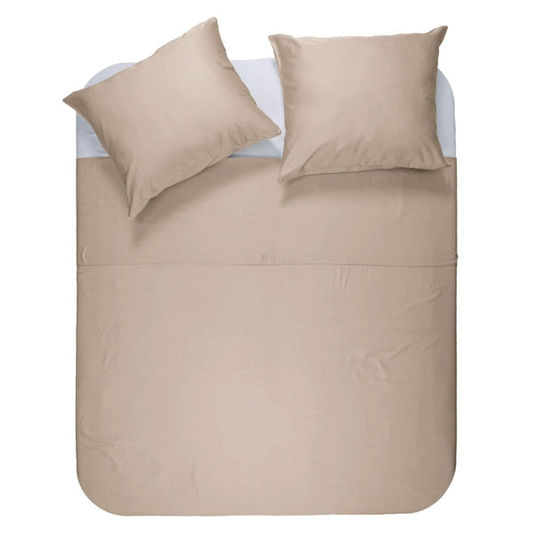 100% Bamboo Duvet Cover Set | Taupe | Single Long - 140cm (W) x 200/220cm (L) - The Bedding & Blankets Store