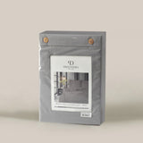100% Cotton Percale Duvet Cover Set Brata | Grey/Anthracite | King XL - 240cm (W) x 200/260cm (L) - The Bedding & Blankets Store