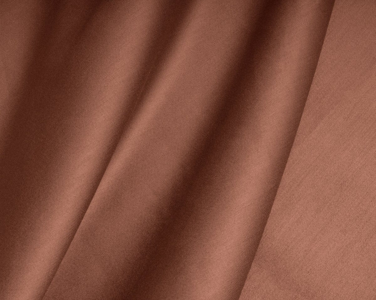 100% Cotton Satin Fitted Sheet | Brown | Single Narrow (EU) 70 x 200cm (L) x 30cm (D) - The Bedding & Blankets Store