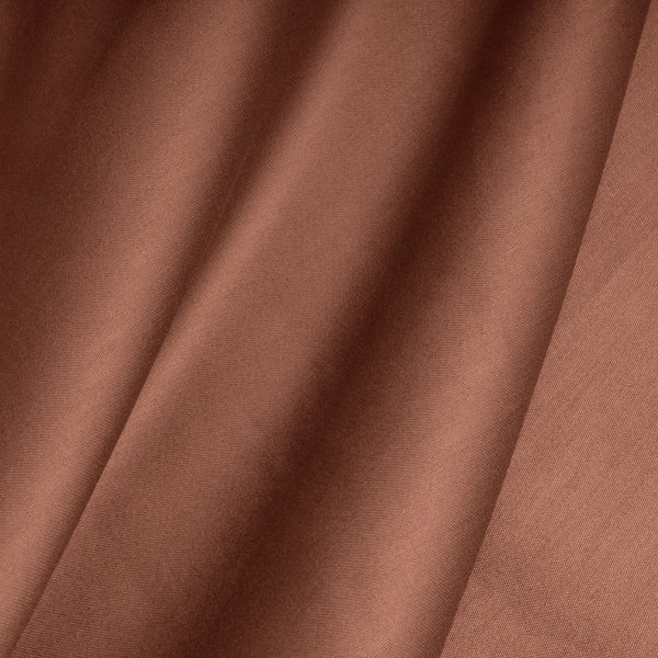 100% Cotton Satin Fitted Sheet | Brown | Single Narrow (EU) 70 x 200cm (L) x 30cm (D) - The Bedding & Blankets Store