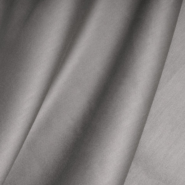 100% Cotton Satin Fitted Sheet | Grey | Single Narrow (EU) 70 x 200cm (L) x 30cm (D) - The Bedding & Blankets Store