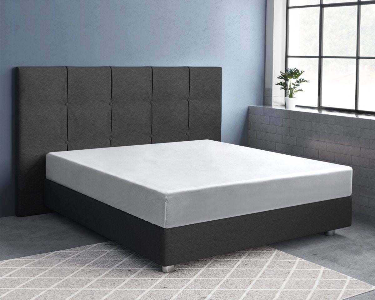 100% Cotton Satin Fitted Sheet | White | Single Narrow (EU) 70 x 200cm (L) x 30cm (D) - The Bedding & Blankets Store