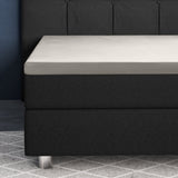 100% Cotton Satin Mattress Topper Fitted Sheet | Cream | Single 90 x 200cm (L) x 15cm (D) - The Bedding & Blankets Store