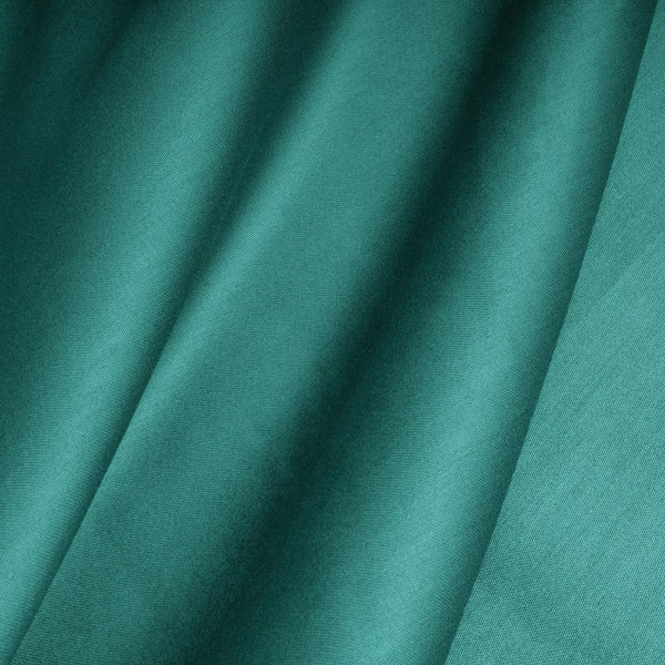 100% Cotton Satin Mattress Topper Fitted Sheet | Dark Green | Single 90 x 200cm (L) x 15cm (D) - The Bedding & Blankets Store