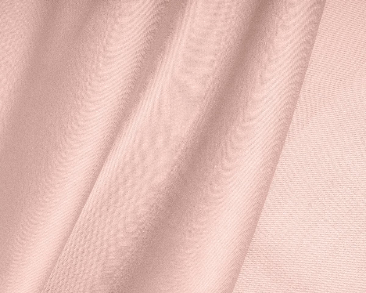 100% Cotton Satin Mattress Topper Fitted Sheet | Pink | Single 90 x 200cm (L) x 15cm (D) - The Bedding & Blankets Store