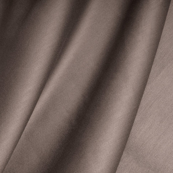 100% Cotton Satin Mattress Topper Fitted Sheet | Taupe | Single 90 x 200cm (L) x 15cm (D) - The Bedding & Blankets Store