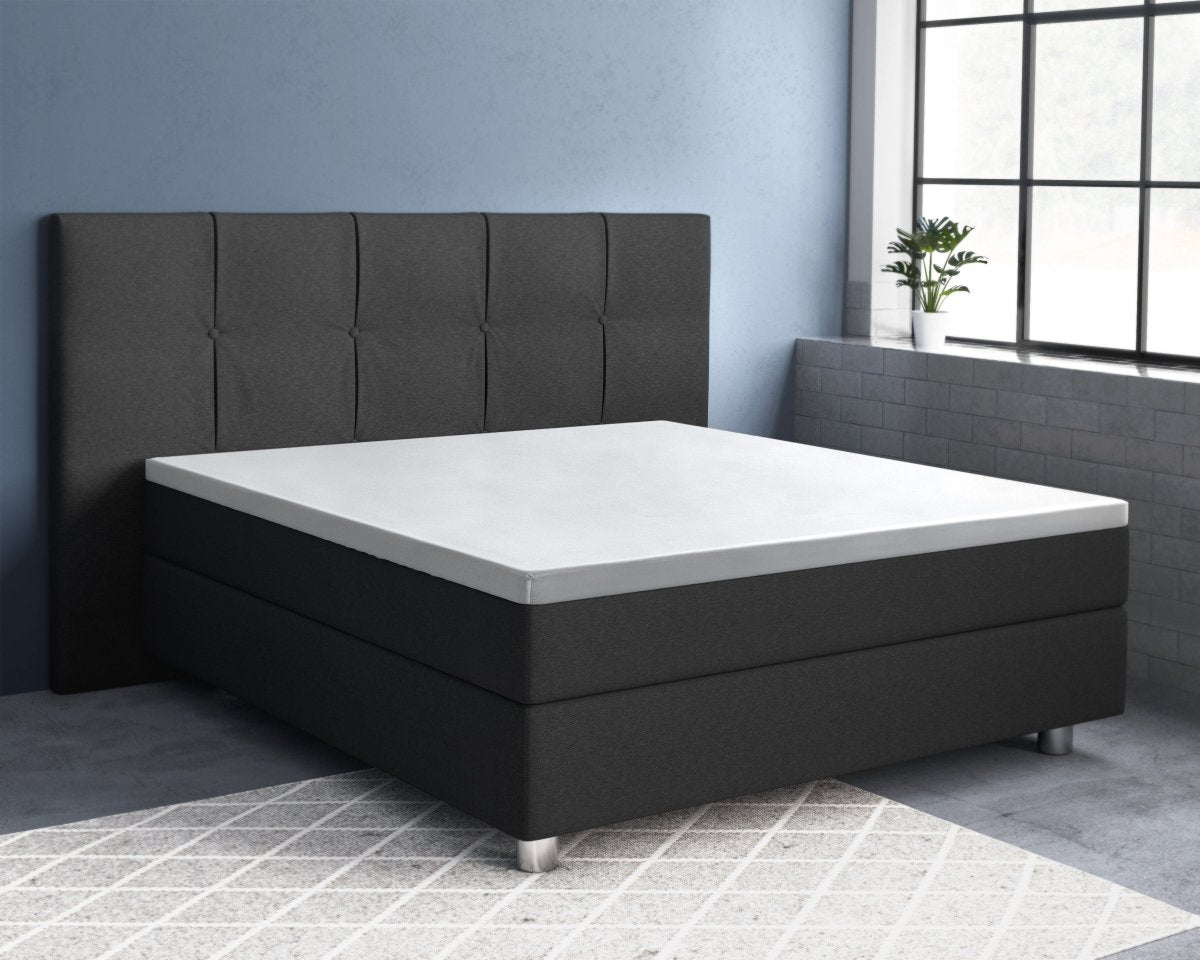 100% Cotton Satin Mattress Topper Fitted Sheet | White | Single 90 x 200cm (L) x 15cm (D) - The Bedding & Blankets Store