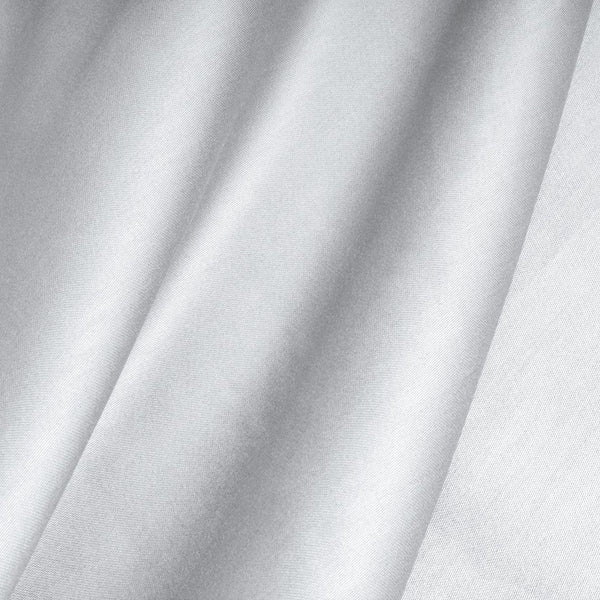 100% Cotton Satin Mattress Topper Fitted Sheet | White | Single 90 x 200cm (L) x 15cm (D) - The Bedding & Blankets Store
