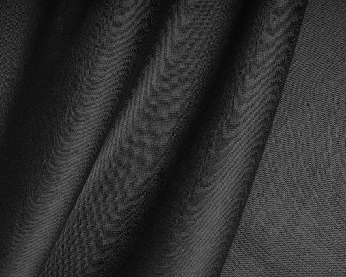 100% Cotton Satin Split - Topper Fitted Sheet | Black | Queen 160 x 200cm (L) x 15cm (D) - The Bedding & Blankets Store