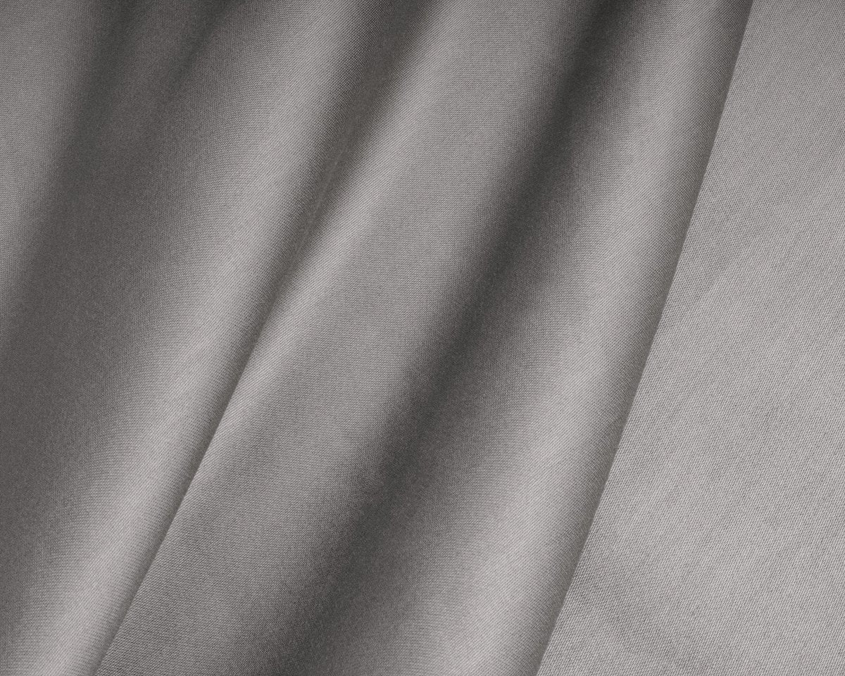 100% Cotton Satin Split - Topper Fitted Sheet | Grey | Queen 160 x 200cm (L) x 15cm (D) - The Bedding & Blankets Store