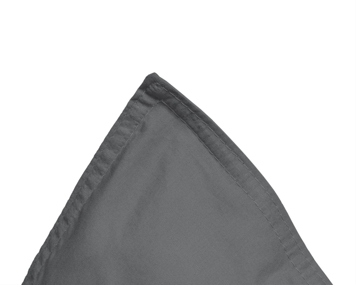 100% Egyptian Cotton Duvet Cover Set Solid | Anthracite | Single - 135cm (W) x 200cm (L) - The Bedding & Blankets Store