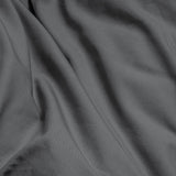 100% Egyptian Cotton Duvet Cover Set Solid | Anthracite | Single - 135cm (W) x 200cm (L) - The Bedding & Blankets Store