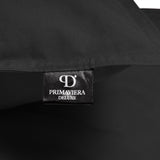 100% Egyptian Cotton Duvet Cover Set Solid | Black | Single - 135cm (W) x 200cm (L) - The Bedding & Blankets Store