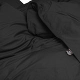 100% Egyptian Cotton Duvet Cover Set Solid | Black | Single - 135cm (W) x 200cm (L) - The Bedding & Blankets Store