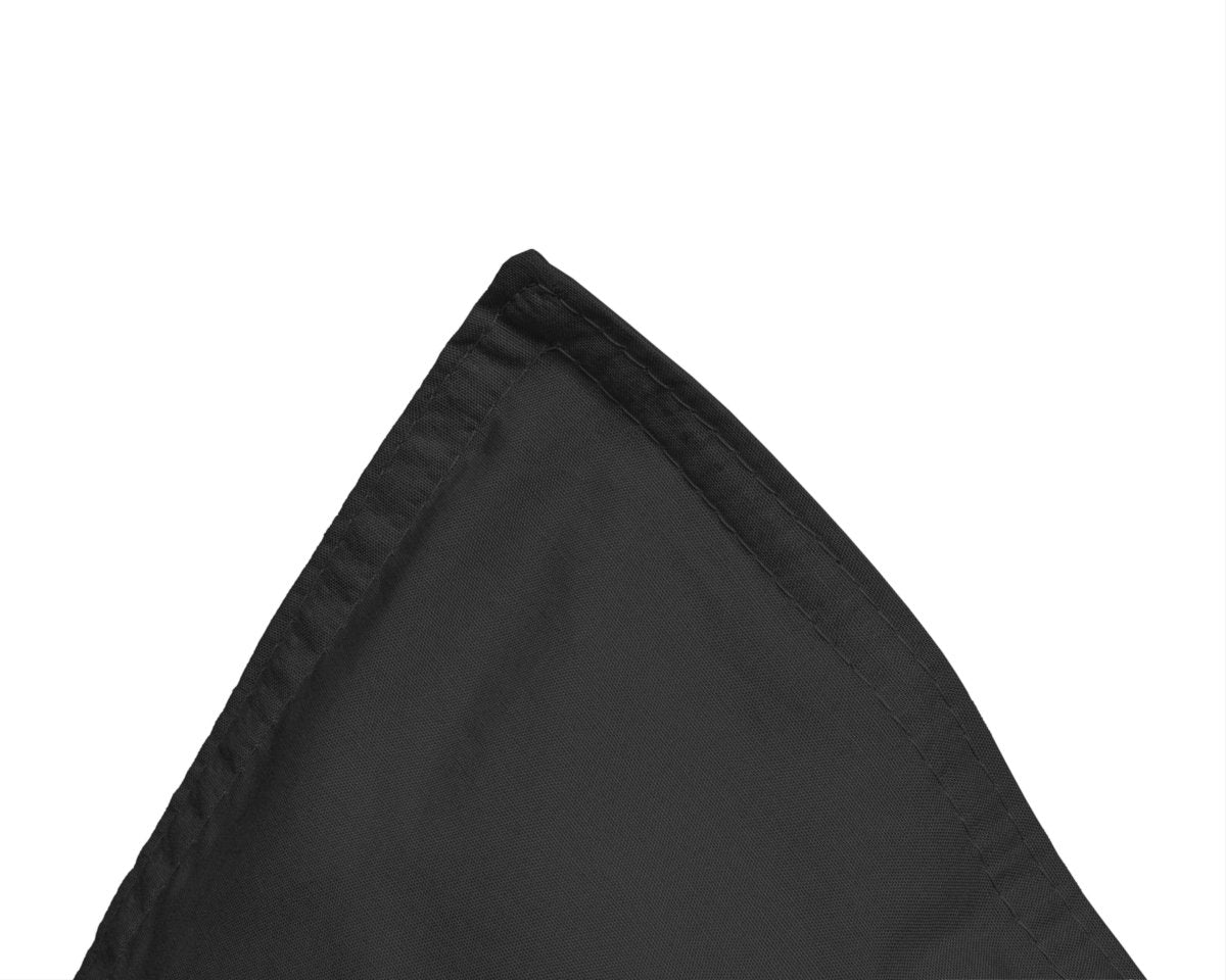 100% Egyptian Cotton Duvet Cover Set Solid | Black | Single - 135cm (W) x 200cm (L) - The Bedding & Blankets Store