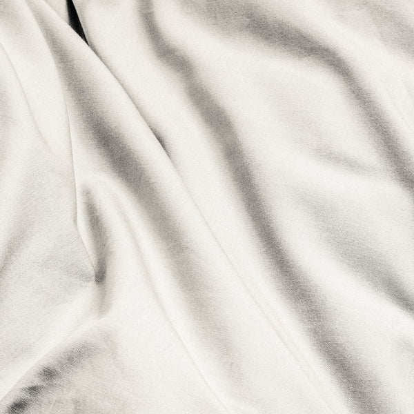100% Egyptian Cotton Duvet Cover Set Solid | Cream | Single - 135cm (W) x 200cm (L) - The Bedding & Blankets Store