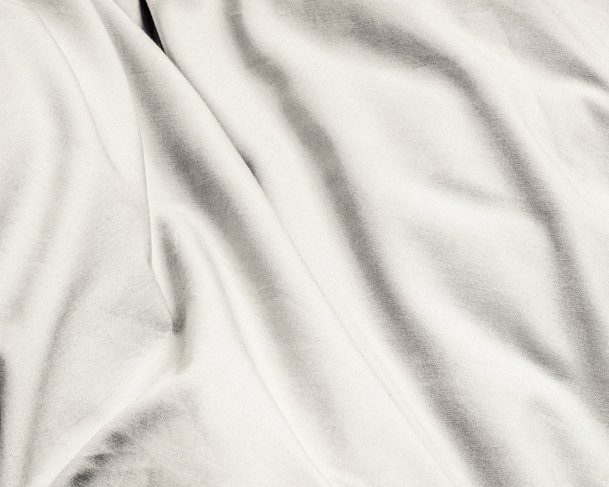 100% Egyptian Cotton Duvet Cover Set Solid | Cream | Single - 135cm (W) x 200cm (L) - The Bedding & Blankets Store