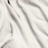 100% Egyptian Cotton Duvet Cover Set Solid | Cream | Single - 135cm (W) x 200cm (L) - The Bedding & Blankets Store