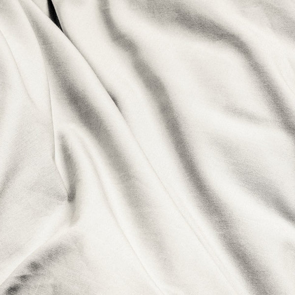 100% Egyptian Cotton Duvet Cover Set Solid | Cream | Single - 135cm (W) x 200cm (L) - The Bedding & Blankets Store