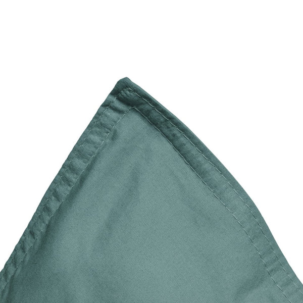 100% Egyptian Cotton Duvet Cover Set Solid | Dark Green | Single - 135cm (W) x 200cm (L) - The Bedding & Blankets Store