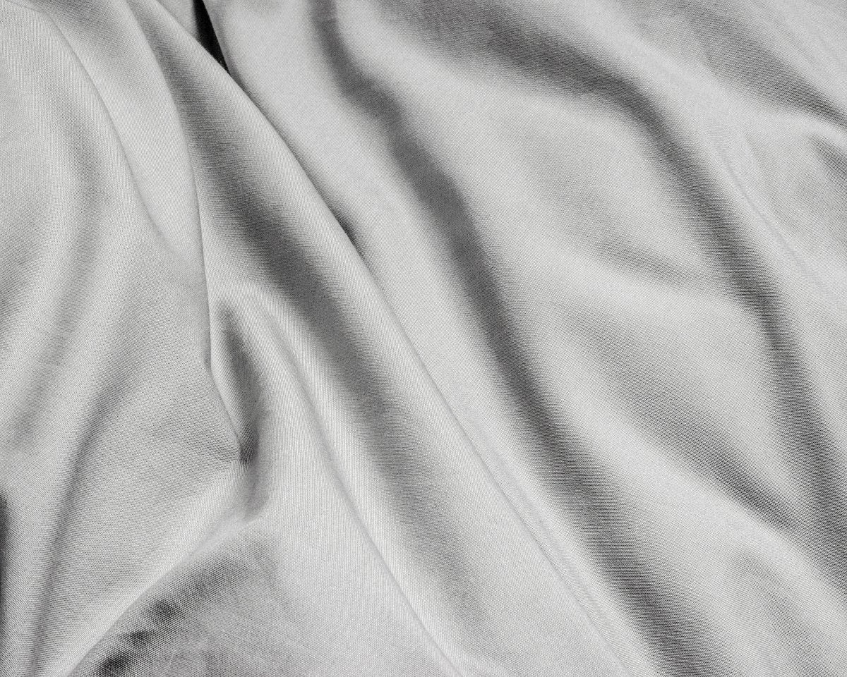 100% Egyptian Cotton Duvet Cover Set Solid | Grey | Single - 135cm (W) x 200cm (L) - The Bedding & Blankets Store