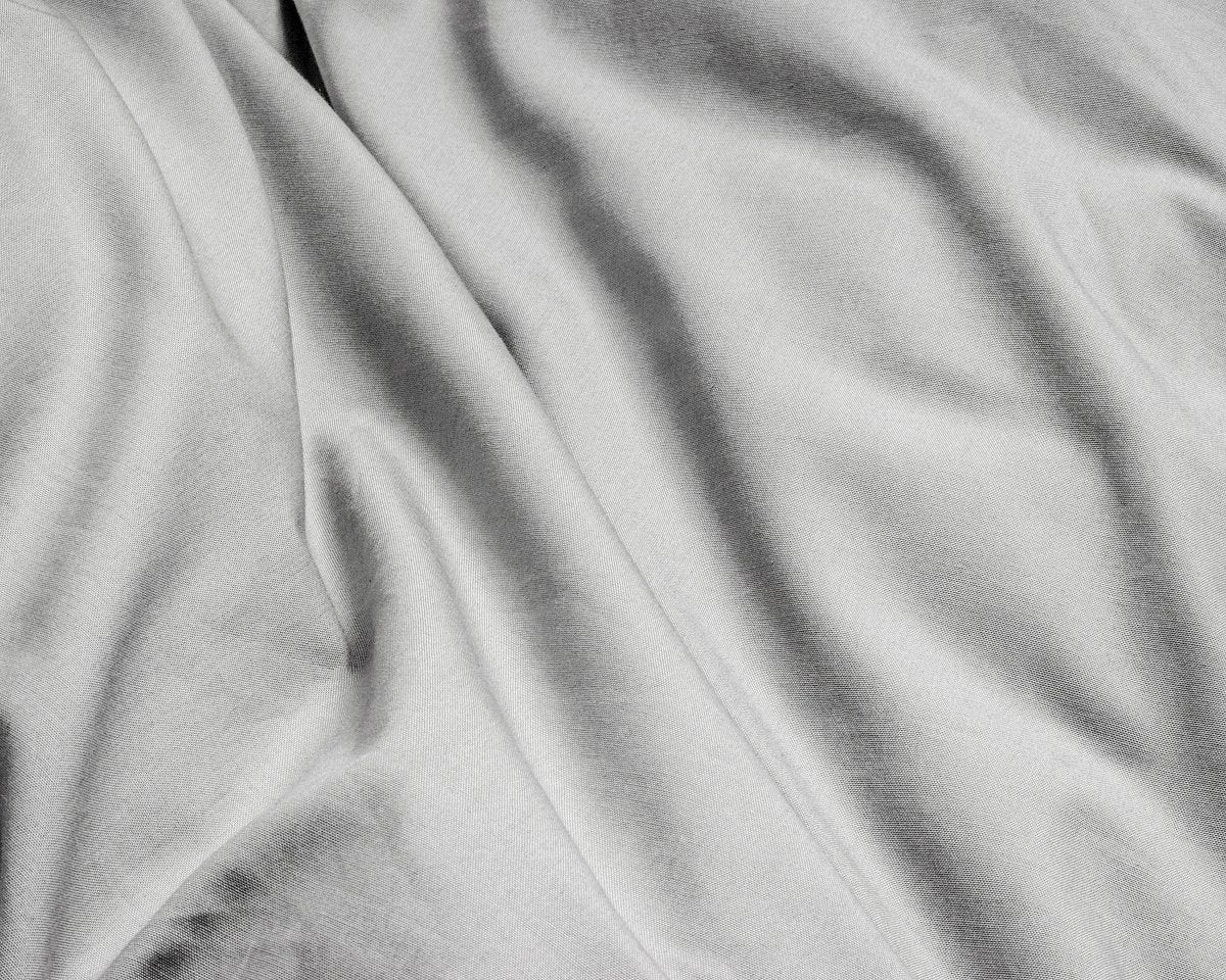 100% Egyptian Cotton Duvet Cover Set Solid | Grey | Single - 135cm (W) x 200cm (L) - The Bedding & Blankets Store