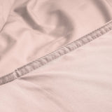100% Egyptian Cotton Duvet Cover Set Solid | Pink | Single - 135cm (W) x 200cm (L) - The Bedding & Blankets Store