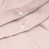 100% Egyptian Cotton Duvet Cover Set Solid | Pink | Single - 135cm (W) x 200cm (L) - The Bedding & Blankets Store
