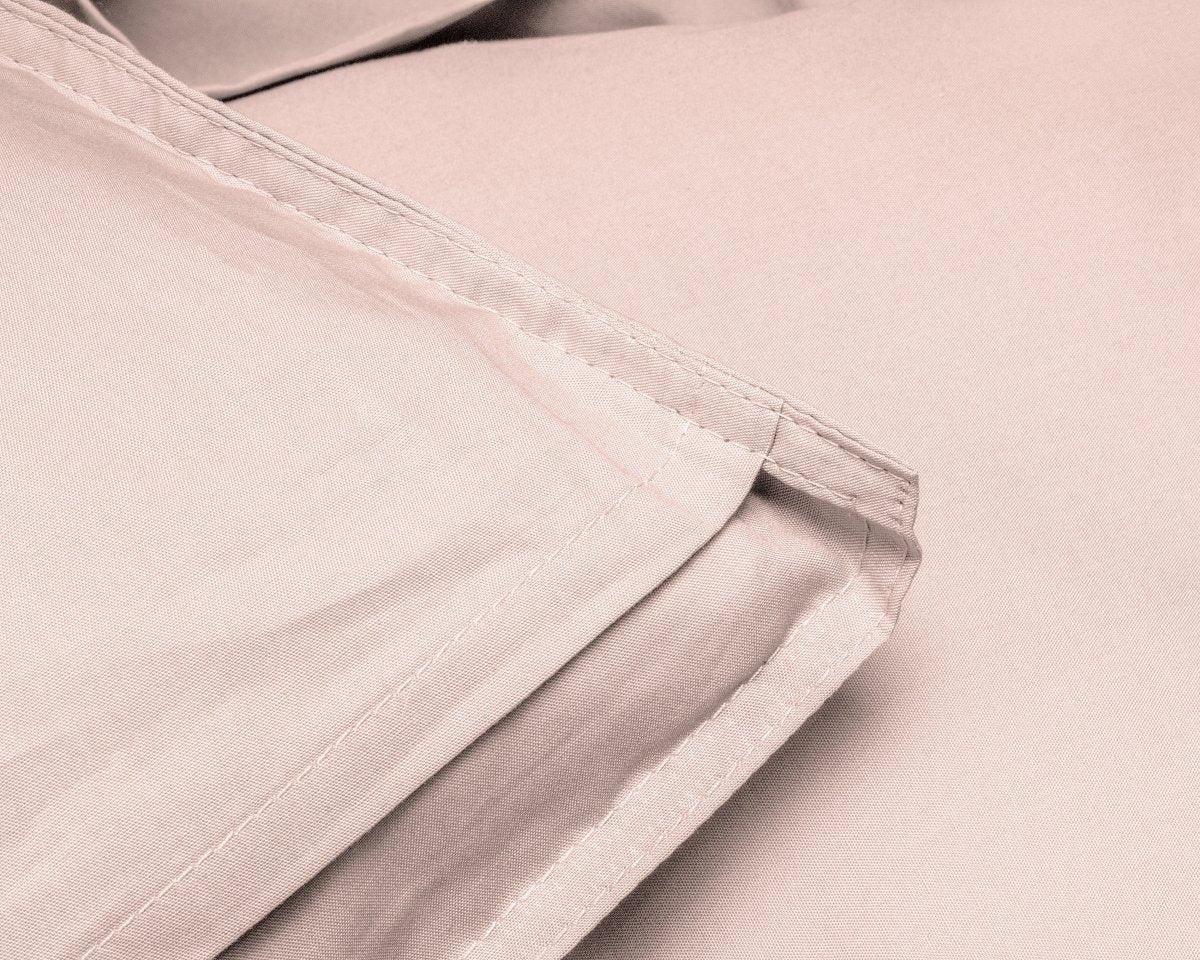 100% Egyptian Cotton Duvet Cover Set Solid | Pink | Single - 135cm (W) x 200cm (L) - The Bedding & Blankets Store