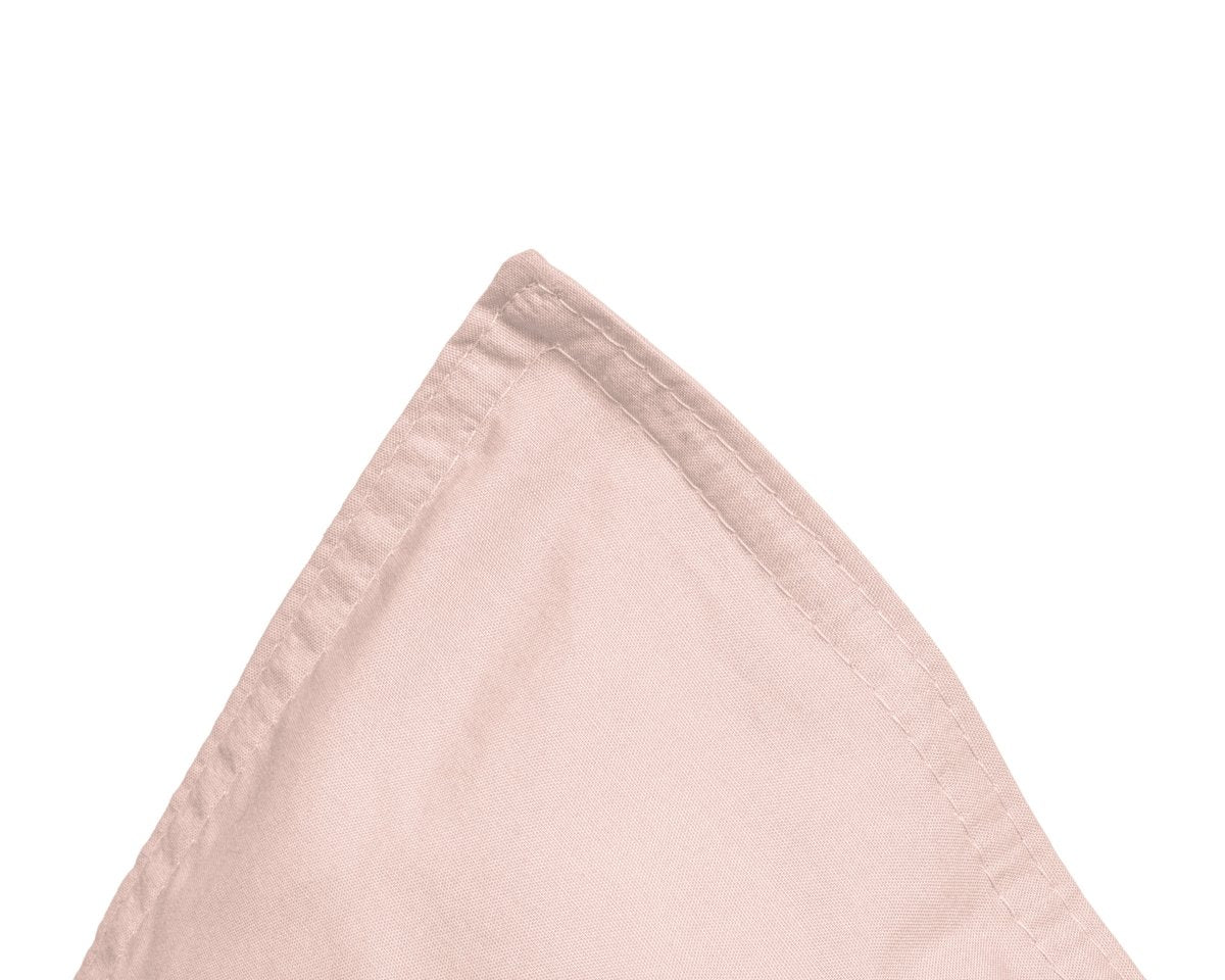 100% Egyptian Cotton Duvet Cover Set Solid | Pink | Single - 135cm (W) x 200cm (L) - The Bedding & Blankets Store