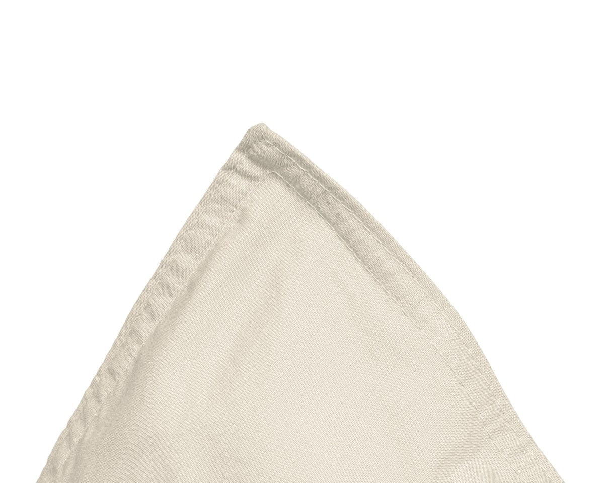 100% Egyptian Cotton Duvet Cover Set Solid | Sand | Single - 135cm (W) x 200cm (L) - The Bedding & Blankets Store