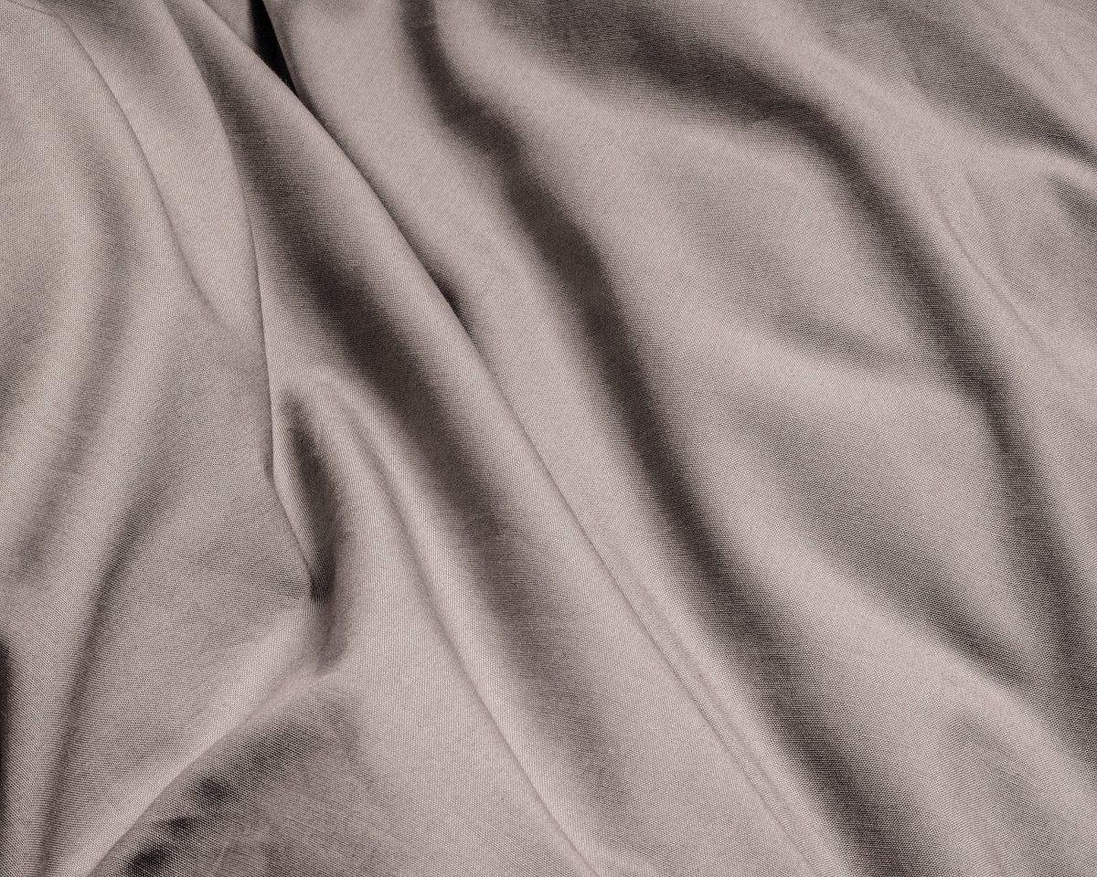100% Egyptian Cotton Duvet Cover Set Solid | Taupe | Single - 135cm (W) x 200cm (L) - The Bedding & Blankets Store