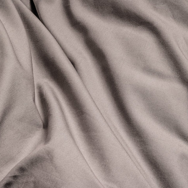100% Egyptian Cotton Duvet Cover Set Solid | Taupe | Single - 135cm (W) x 200cm (L) - The Bedding & Blankets Store