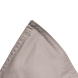 100% Egyptian Cotton Duvet Cover Set Solid | Taupe | Single - 135cm (W) x 200cm (L) - The Bedding & Blankets Store