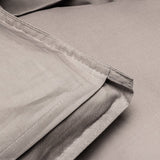 100% Egyptian Cotton Duvet Cover Set Solid | Taupe | Single - 135cm (W) x 200cm (L) - The Bedding & Blankets Store
