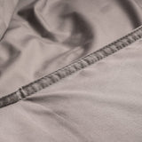 100% Egyptian Cotton Duvet Cover Set Solid | Taupe | Single - 135cm (W) x 200cm (L) - The Bedding & Blankets Store