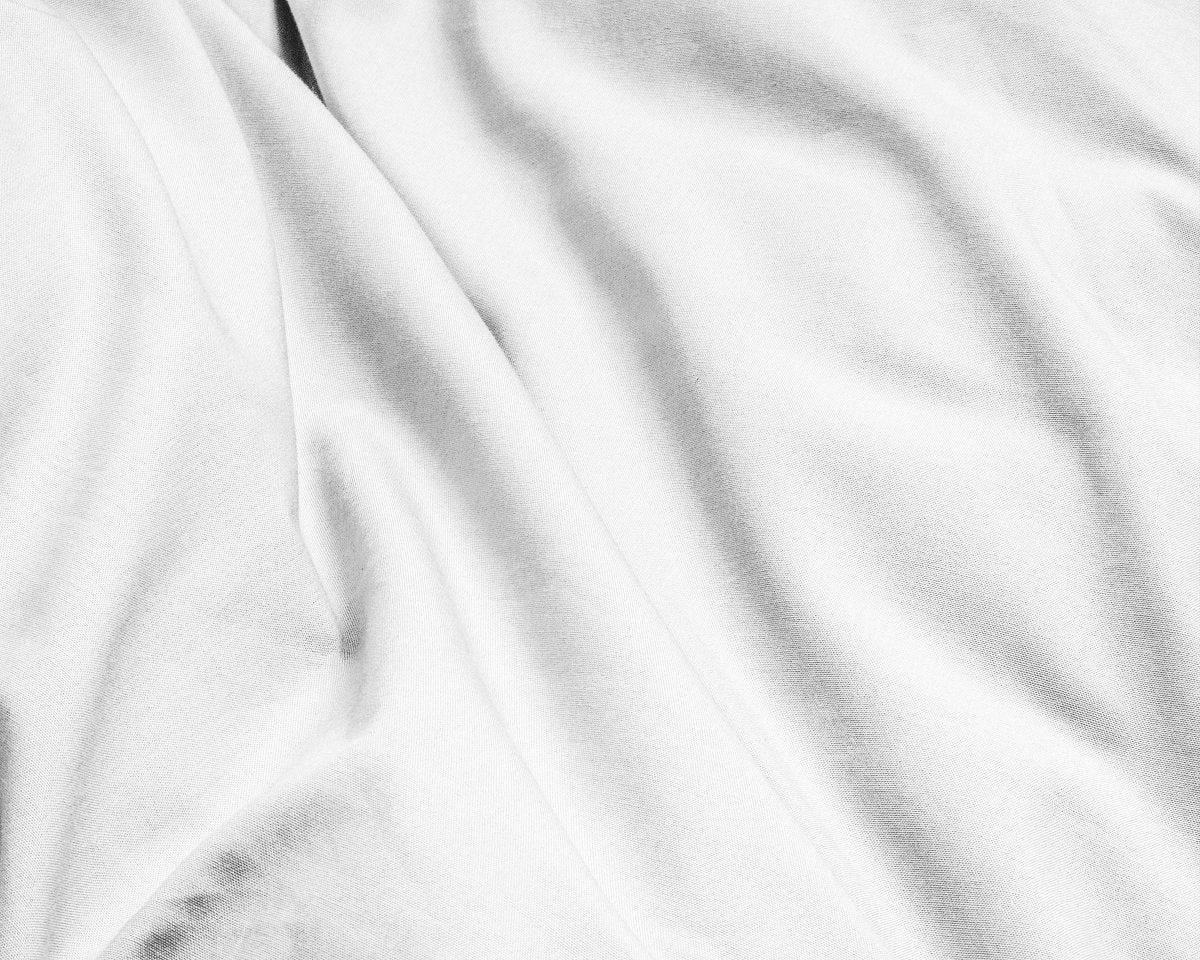 100% Egyptian Cotton Duvet Cover Set Solid | White | Single - 135cm (W) x 200cm (L) - The Bedding & Blankets Store