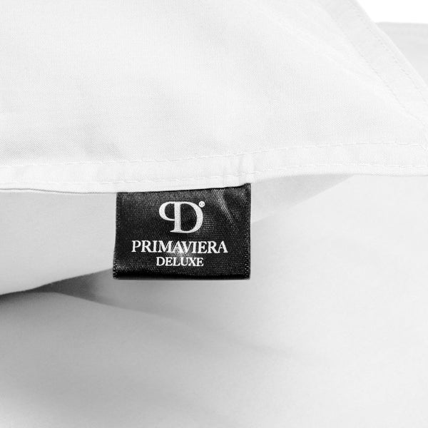 100% Egyptian Cotton Duvet Cover Set Solid | White | Single - 135cm (W) x 200cm (L) - The Bedding & Blankets Store