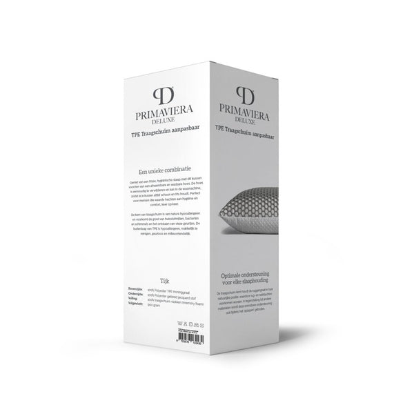 Adjustable Memory Foam Pillow | Grey | 45 x 60cm - The Bedding & Blankets Store