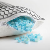 Adjustable Memory Foam Pillow | Grey | 45 x 60cm - The Bedding & Blankets Store