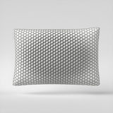 Memory Foam Pillow with Firm Core | Grey | 60 x 40 x 13cm - The Bedding & Blankets Store