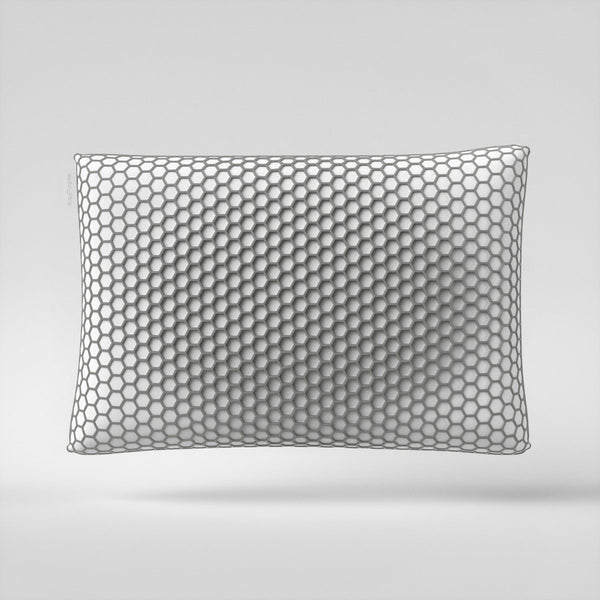 Memory Foam Pillow with Firm Core | Grey | 60 x 40 x 13cm - The Bedding & Blankets Store