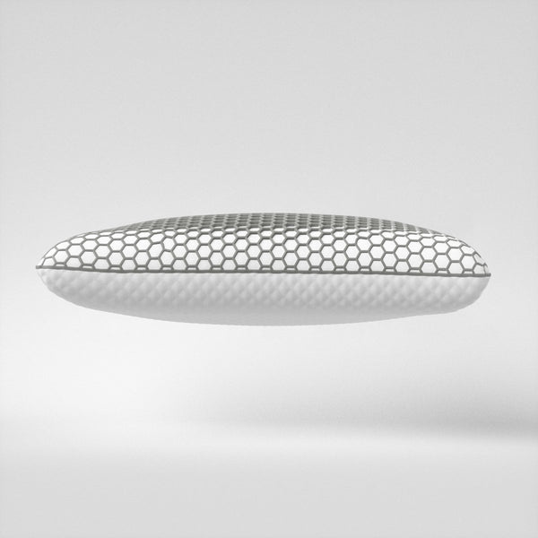 Memory Foam Pillow with Firm Core | Grey | 60 x 40 x 13cm - The Bedding & Blankets Store