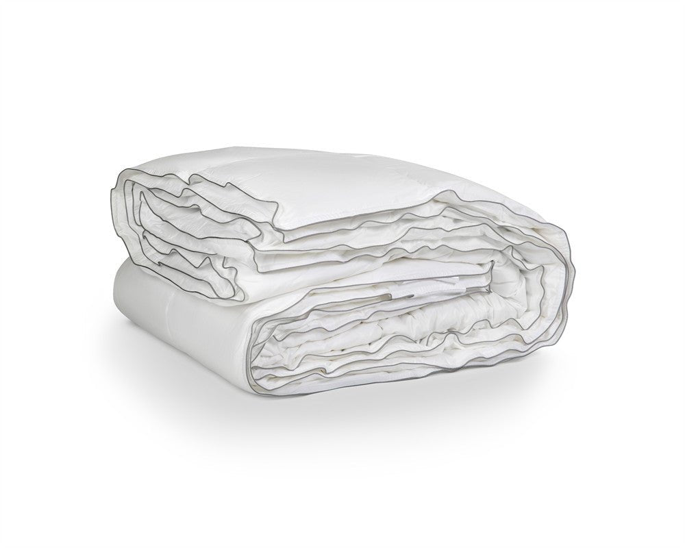 Percale Cotton Touch All - Season Duvet | White | Single - 140cm (W) x 200cm (L) - The Bedding & Blankets Store